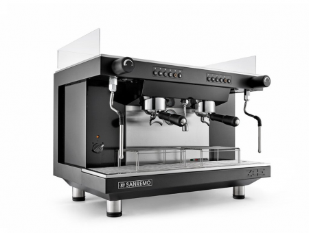 Кофемашина Sanremo Zoe Tall 2 гр. 220В, полуавтомат, чёрная