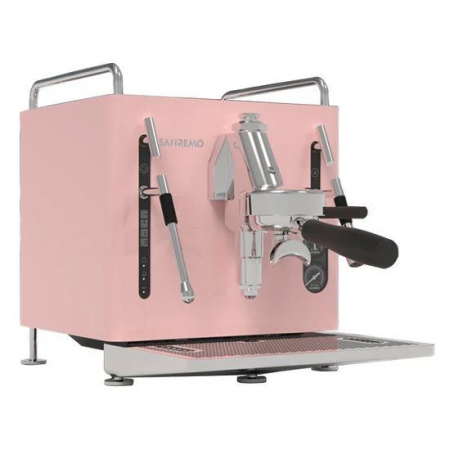 Кофемашина Sanremo Cube V Absolute 1 гр. полуавтомат, розовая