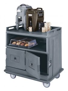 Тележка для доставки блюд Cambro MDC24F гранитно-сер.