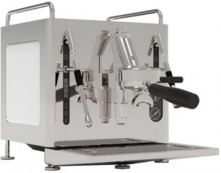 Кофемашина Sanremo Cube V Bicolor 1 гр. полуавтомат, стальная-черная