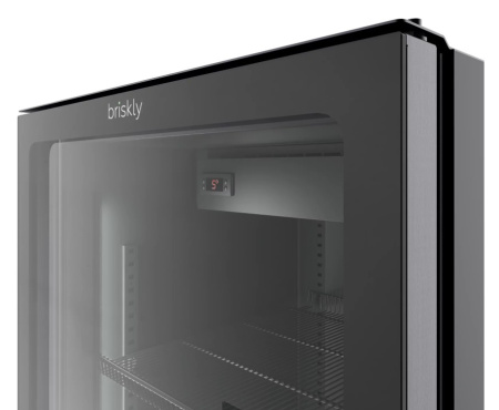 Холодильный шкаф Briskly 7 Premium (RAL 7024) c безрамочной дверью