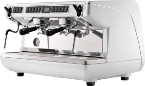 Кофемашина Nuova Simonelli Appia Life XT 2GR 220V White +High Groups+Easy Cream+Economizer