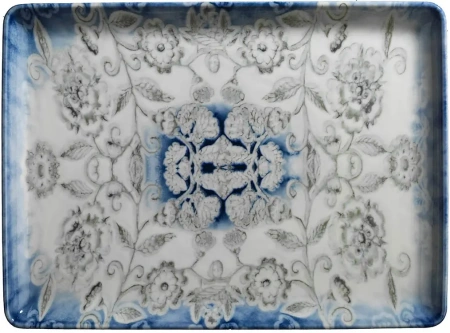 Тарелка KUTAHYA Blue Blanc BNTAN18x13DU891310, 180х130 мм
