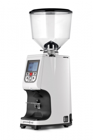 Кофемолка Eureka Atom Specialty 65 E White + бункер для кофе (300гр.)