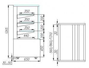 Карбома Куб 0.9 Полюс KC70 VM 0.9‑1 Light схема