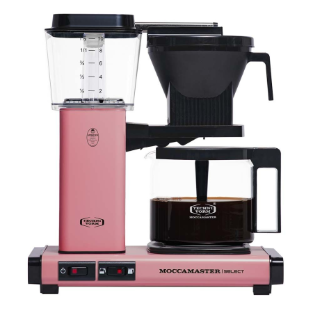 Розовая кофеварка Moccamaster KBG741
