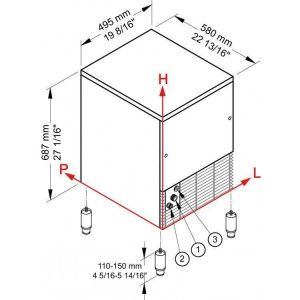 Brema IMF 35 W HC габариты