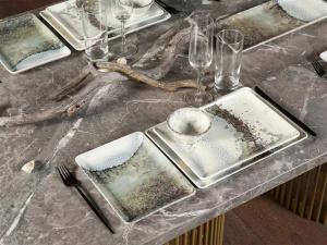 Тарелка плоская KUTAHYA CORENDON Landscape BNTAN35x26DU890544, 35x26 см