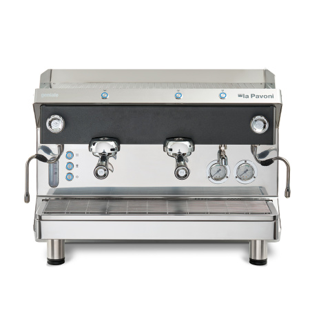 Кофемашина La Pavoni GENIALE2MNEU, полуавтомат, 2 гр., черный