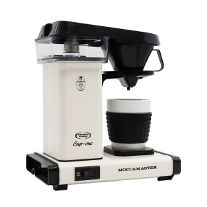Белая кофеварка Moccamaster Cup-One