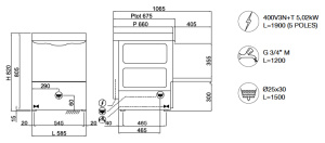 Фронтальная посудомоечная машина Compack D5037T