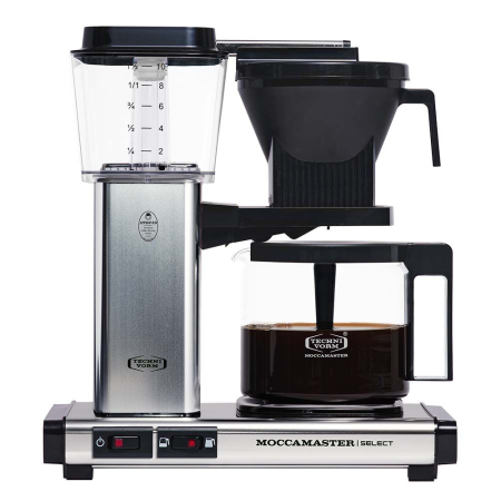 Кофеварка Moccamaster KBG741 глянцевое серебро