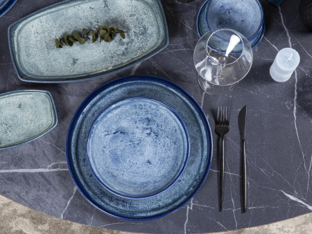 Тарелка глубокая KUTAHYA CORENDON Blue Stone BNTS21CK890003, 21 см