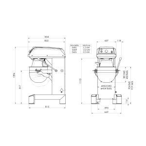 Миксер планетарный Rollmatic B40Р